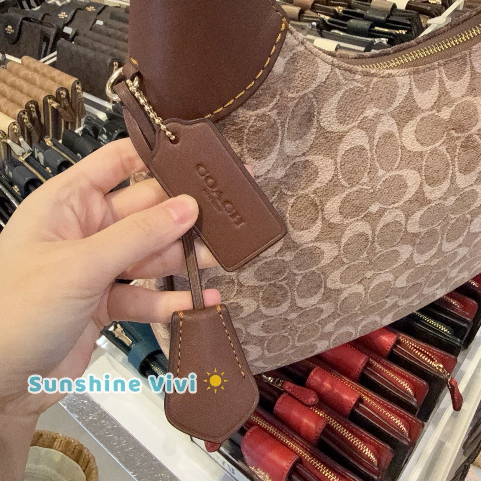 Coach NWT Coach CCE49 Ella Shoulder Bag Signature Chenille Size ONE SIZE - 4 Thumbnail