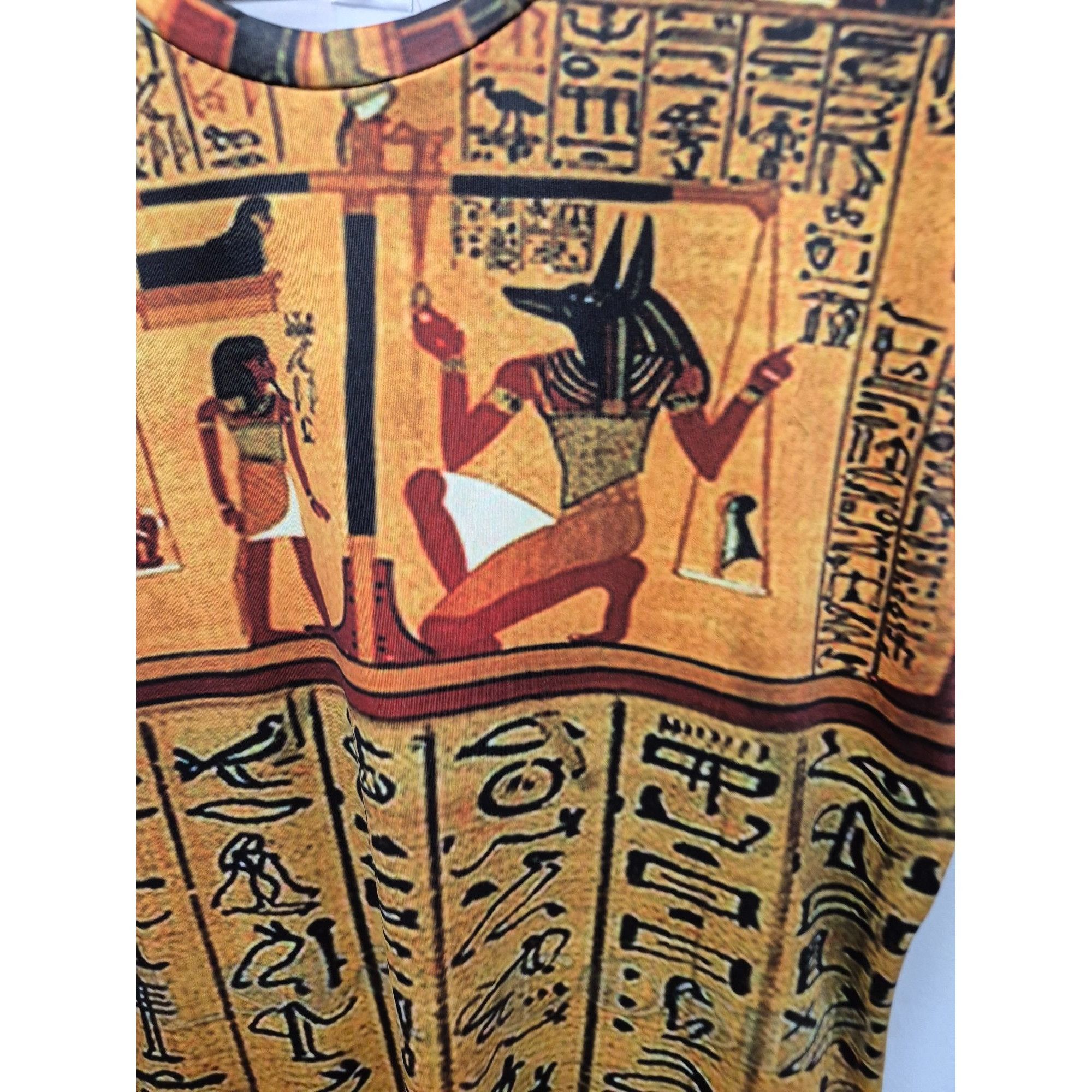 Other Egyptian Hieroglyphic Print T-Shirt XL Pre-Shrunk Polyester Size US XL / EU 56 / 4 - 2 Thumbnail