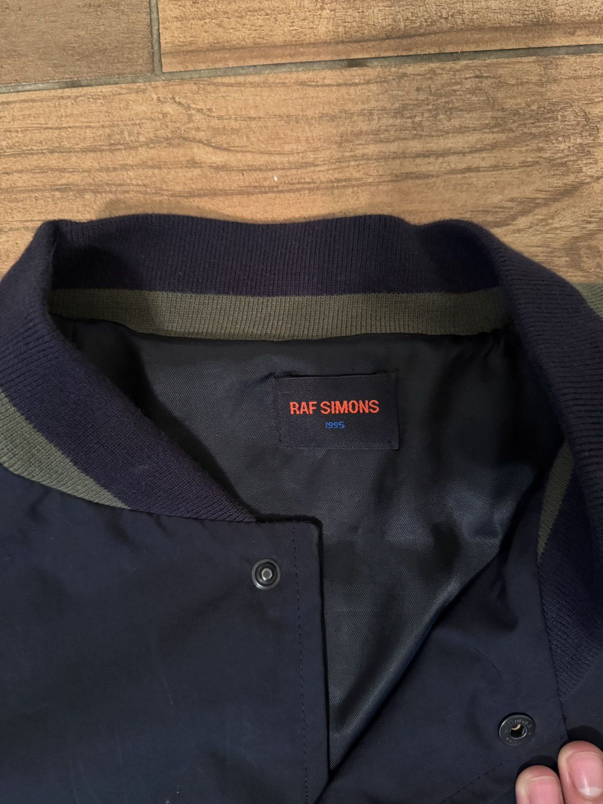 Raf Simons 1995 Raf Simons Varsity Bomber Jacket Size US M / EU 48-50 / 2 - 3 Thumbnail