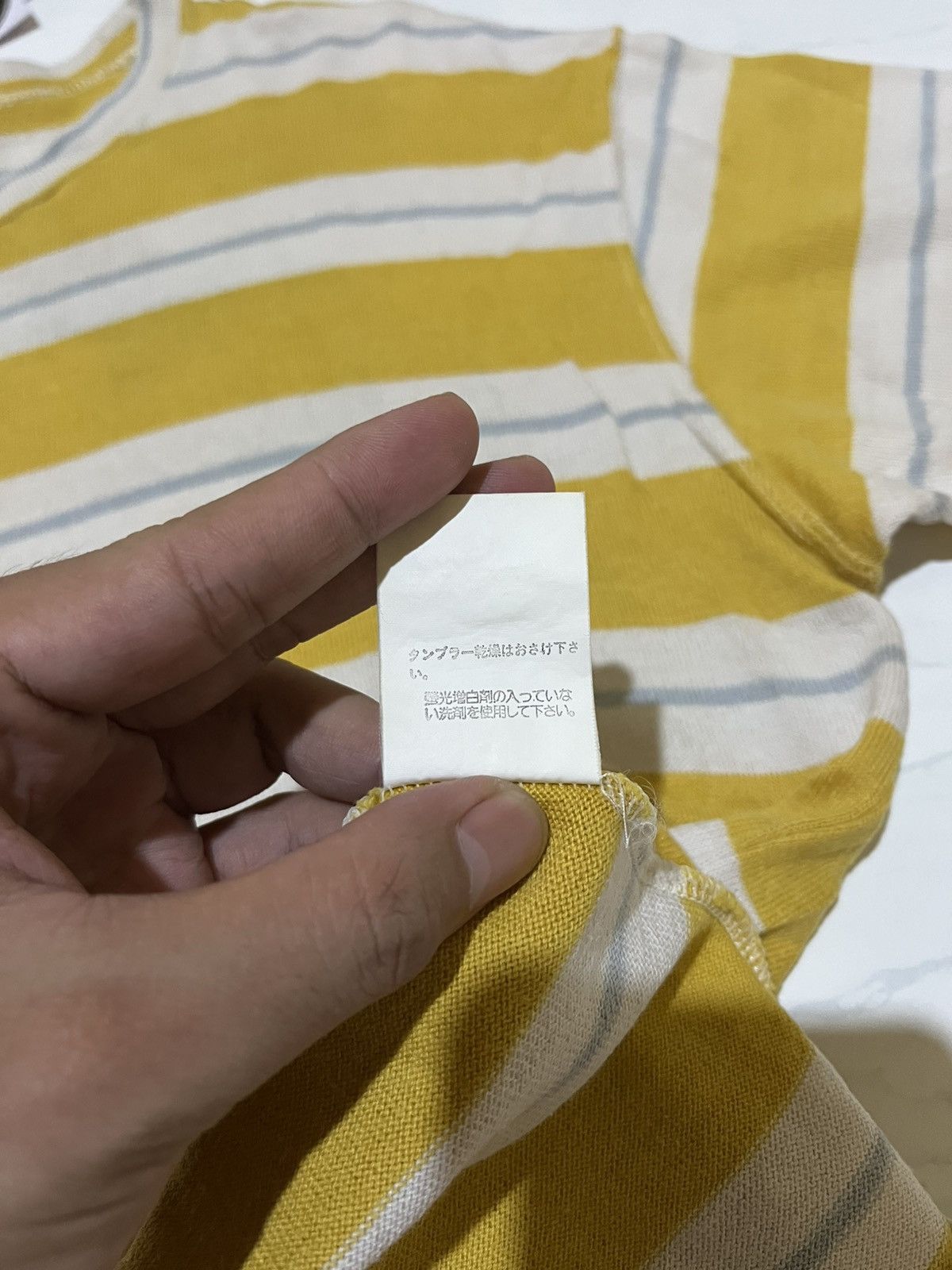 Yohji Yamamoto Vintage Ys For Men Stripes Tee Size US M / EU 48-50 / 2 - 8 Thumbnail