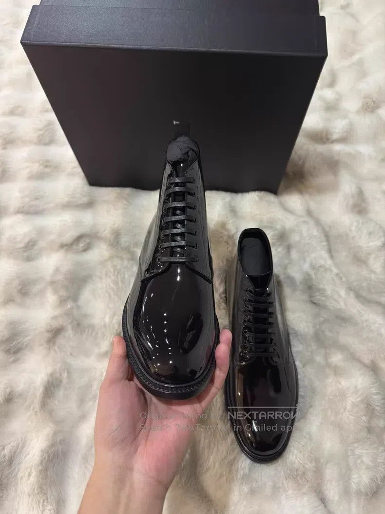 Saint Laurent Paris Saint Laurent Paris Lace-up Boots Men's Boots Size US 10 / EU 43 - 8 Thumbnail