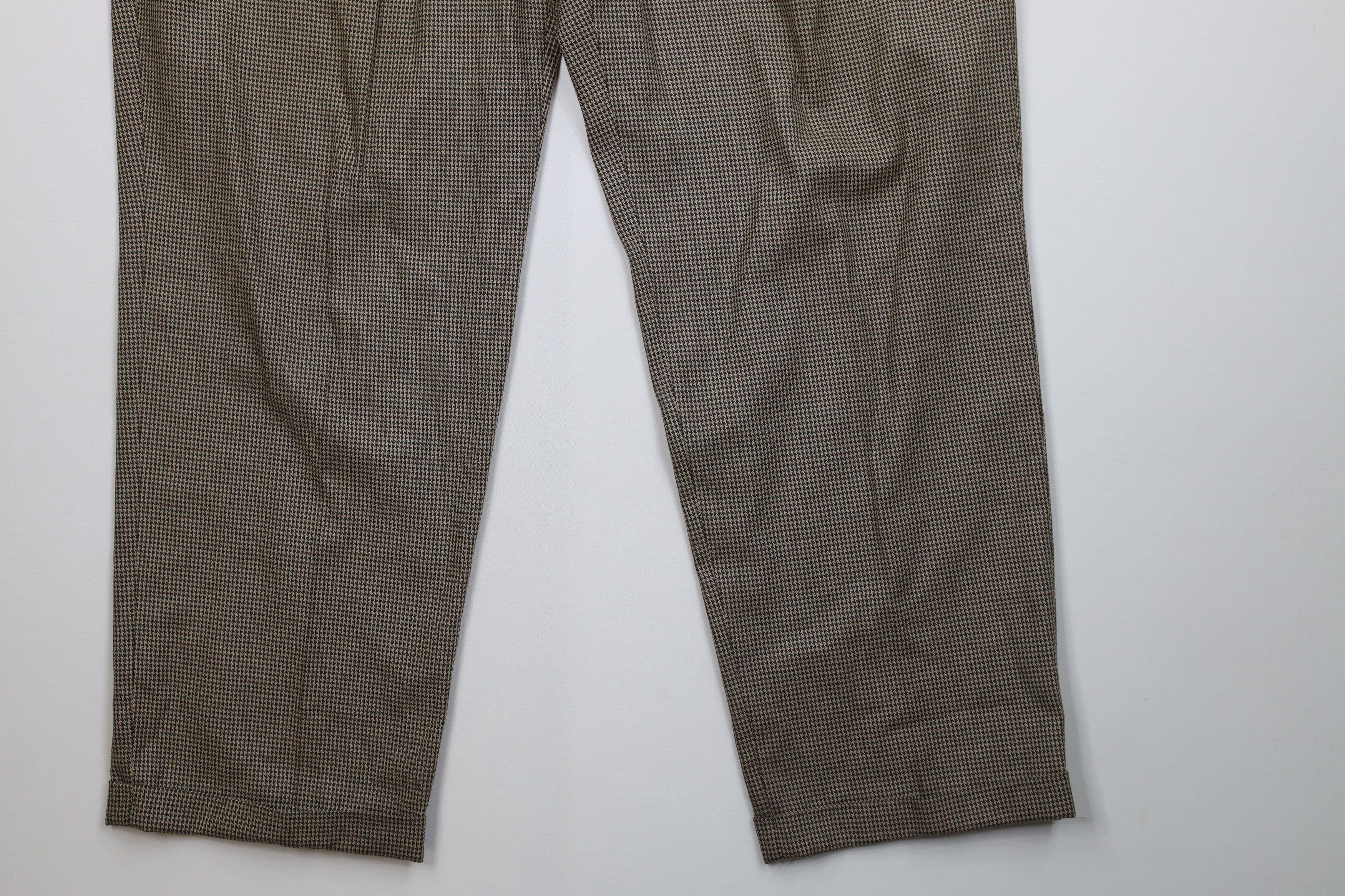 Eddie Bauer Vintage 90s Eddie Bauer Houndstooth Wide Leg Chino Pants Size US 40 / EU 56 - 4 Thumbnail
