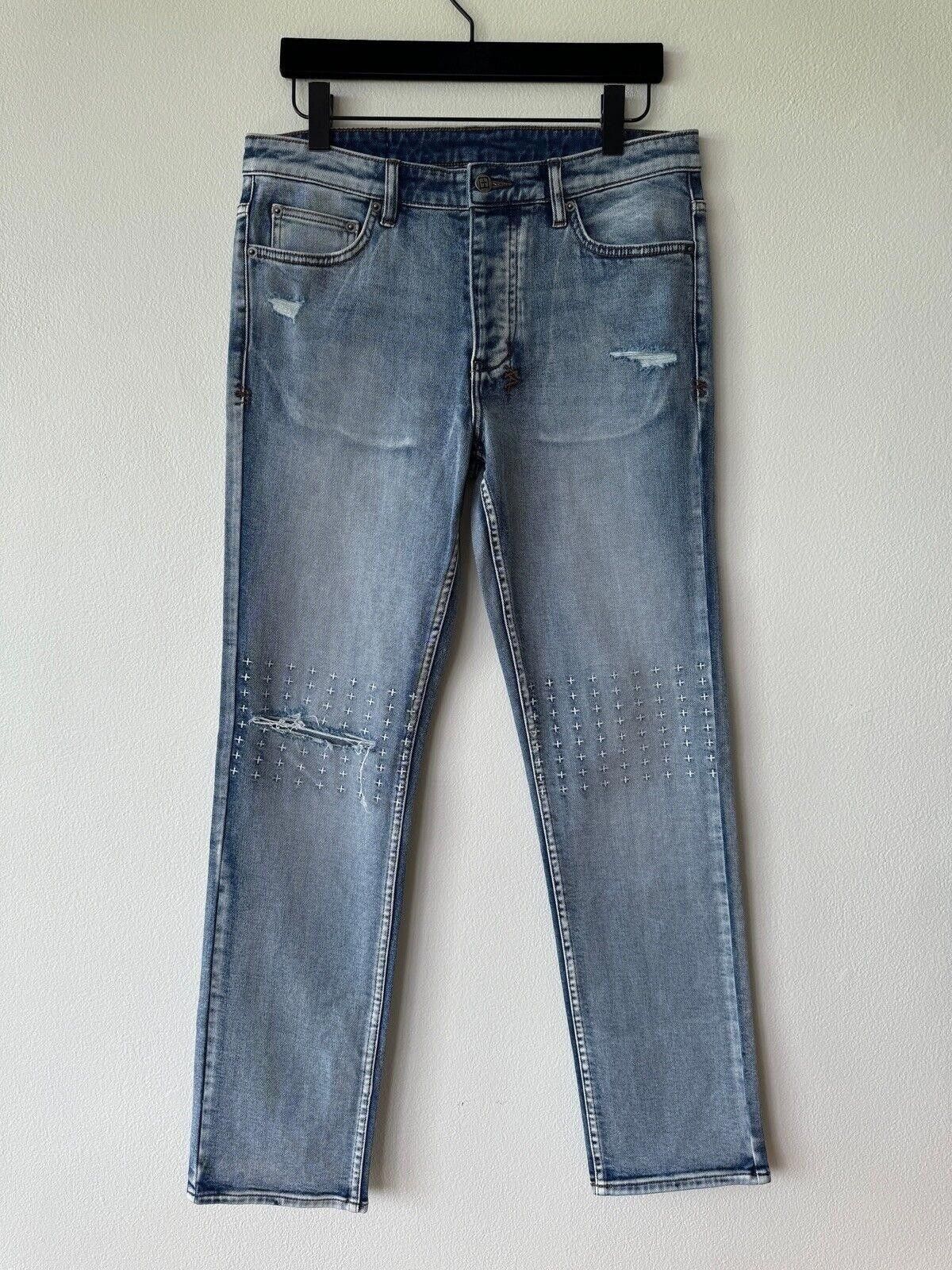 Ksubi new Ksubi mens denim jean hazlow 32 small medium blue Size US 32 / EU 48 - 1 Thumbnail