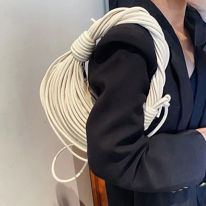 Other Streetwear Rope Knotted Half-Moon Bag Size ONE SIZE - 7 Thumbnail
