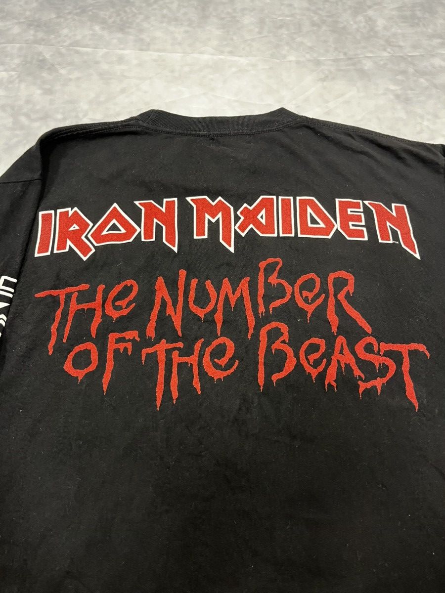 Iron Maiden Iron Maiden The Number Of The Beast 1982 Vintage Longsleeve Size US L / EU 52-54 / 3 - 9 Thumbnail