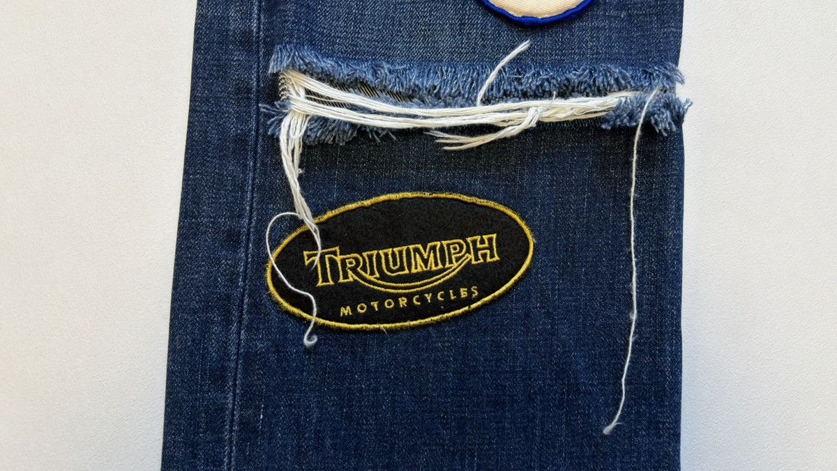 Comme des Garcons 02 ‘Triumph Motorcycles Patch’ Denim Jeans Size US 32 / EU 48 - 10 Thumbnail
