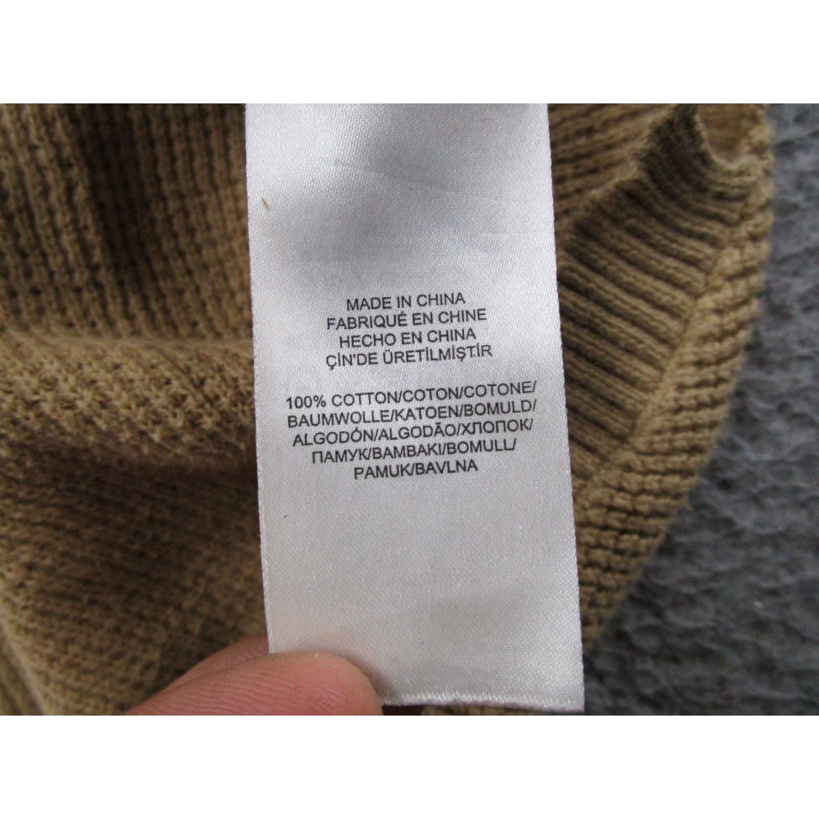 Ralph Lauren VTG Y2K Lauren Ralph Lauren Women's Beige Thermal Knit Hoodie Size M Pullover Size M / US 6-8 / IT 42-44 - 3 Thumbnail