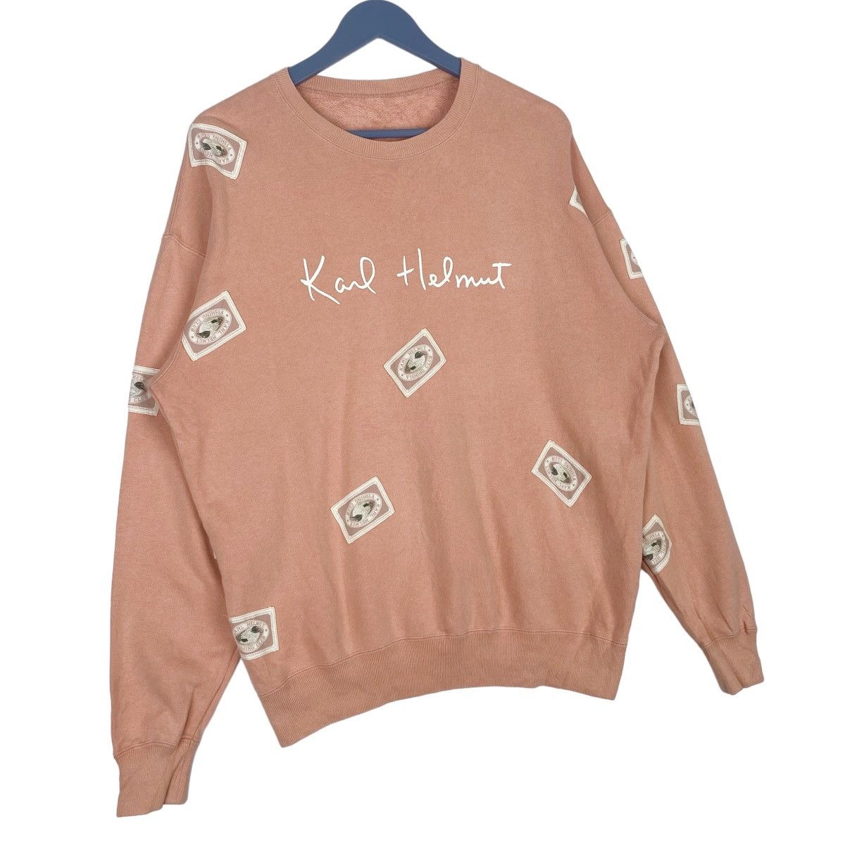 Karl Helmut Karl Helmut Sweatshirt Crewneck Pullover Jumper Size L / US 10 / IT 46 - 4 Thumbnail