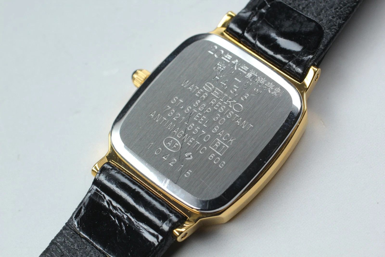 Seiko Near MINT Vintage SEIKO Exceline 7321-6570 Gold Ladies Watch Size ONE SIZE - 7 Thumbnail
