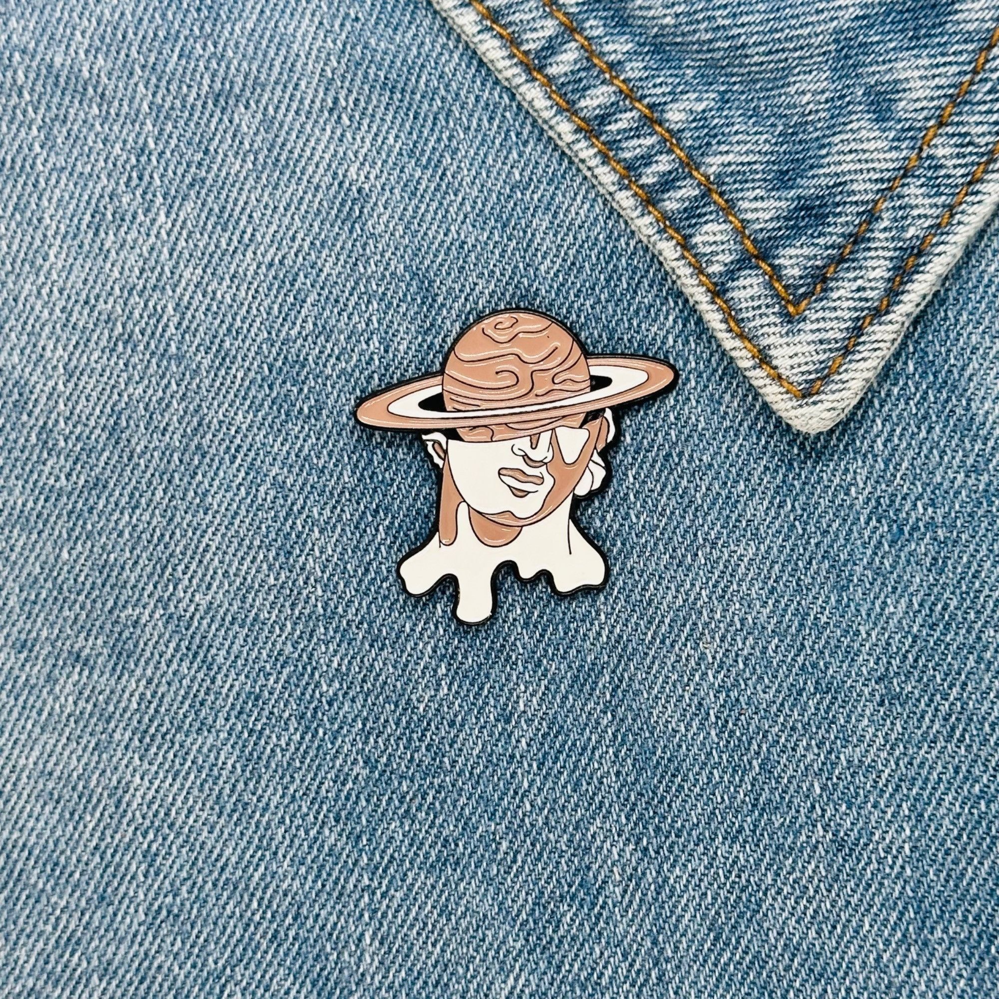 Other ⭐Enamel Pin Cartoon Character Self-Portrait Custom Van Gogh Size ONE SIZE - 1 Thumbnail