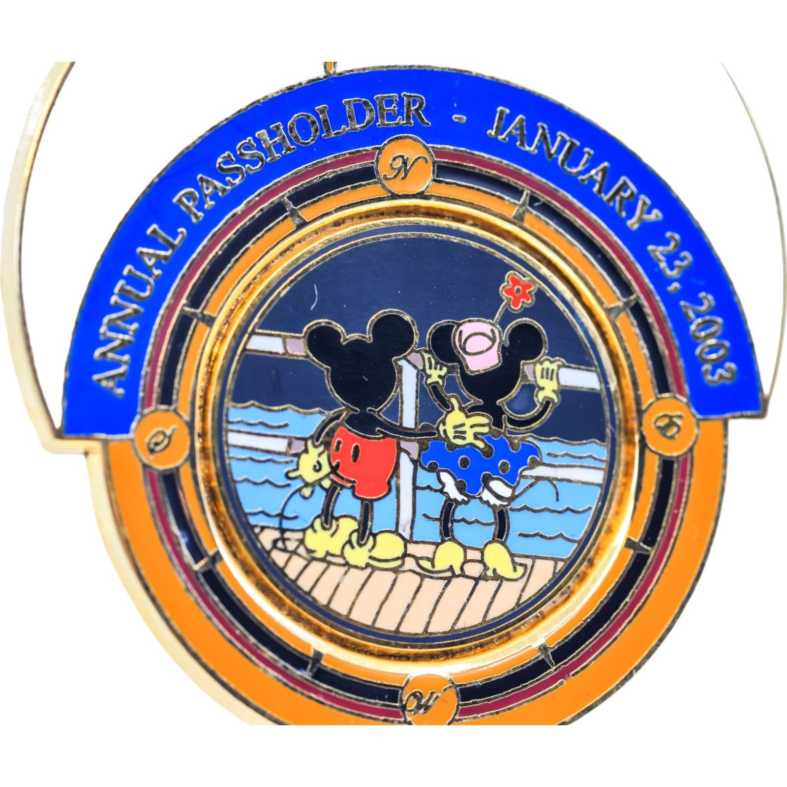 Disney Disney Cruise Line January 23 2003 Annual Passholder Pin LE Size ONE SIZE - 3 Thumbnail