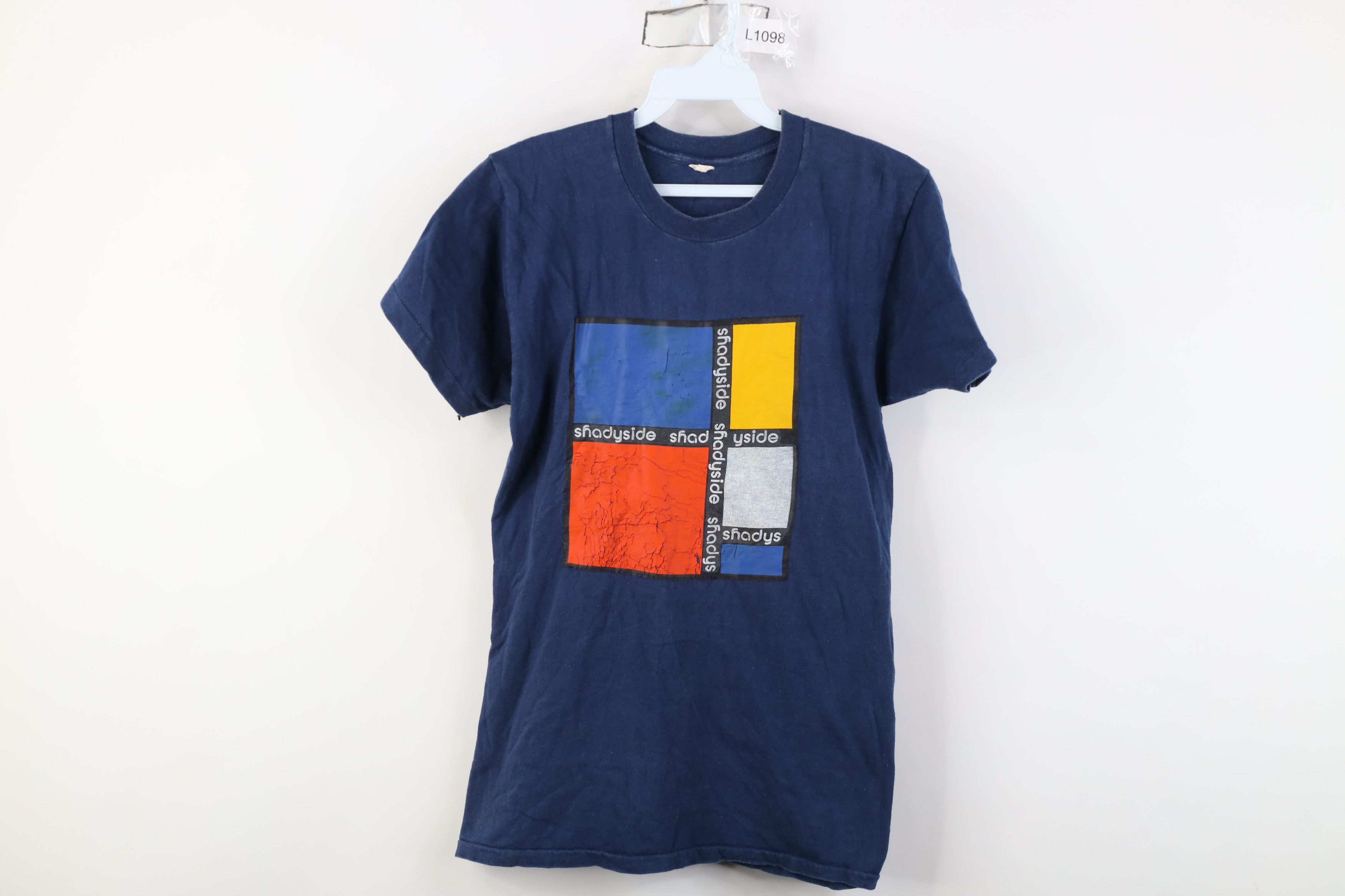 Vintage Vintage 70s Streetwear Shadyside Ohio Art T-Shirt USA Size M / US 6-8 / IT 42-44 - 1 Thumbnail