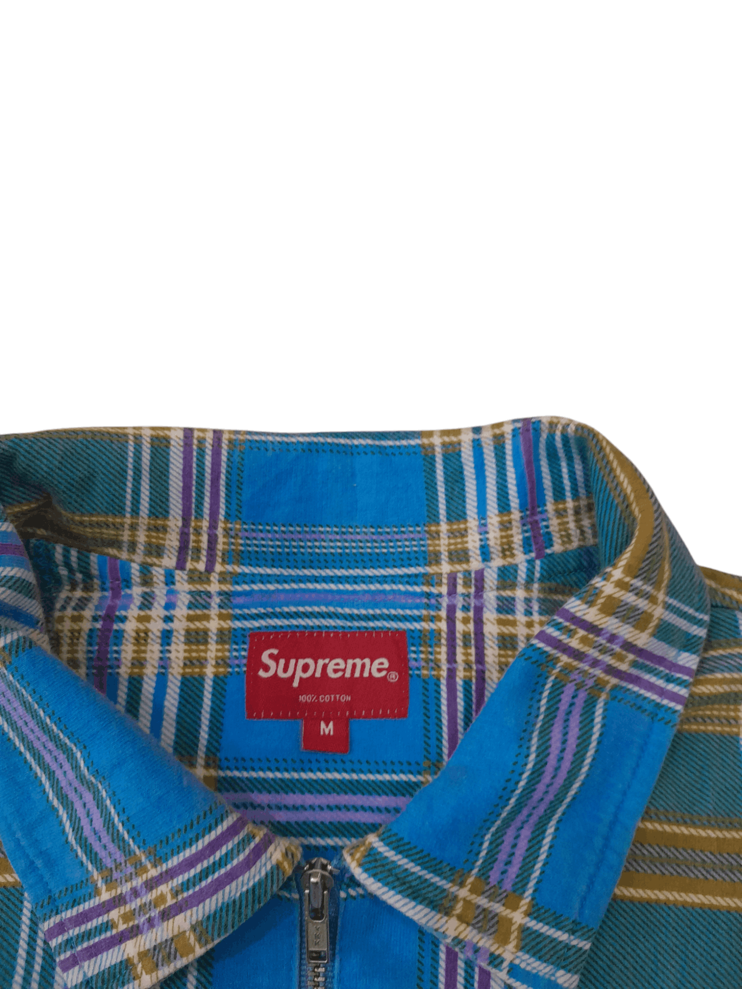 Supreme SUPREME Pullover Zip Up Shirt Fall 2020 (F405) Size US M / EU 48-50 / 2 - 4 Thumbnail