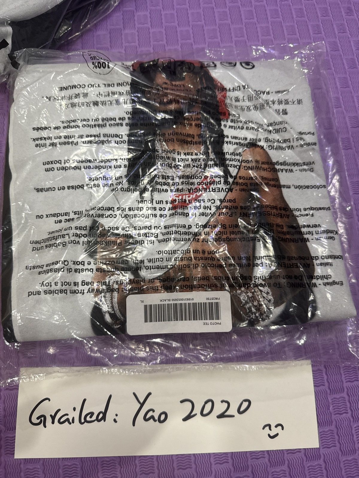 Supreme Supreme playboi Carti Tee Size US XL / EU 56 / 4 - 1 Thumbnail