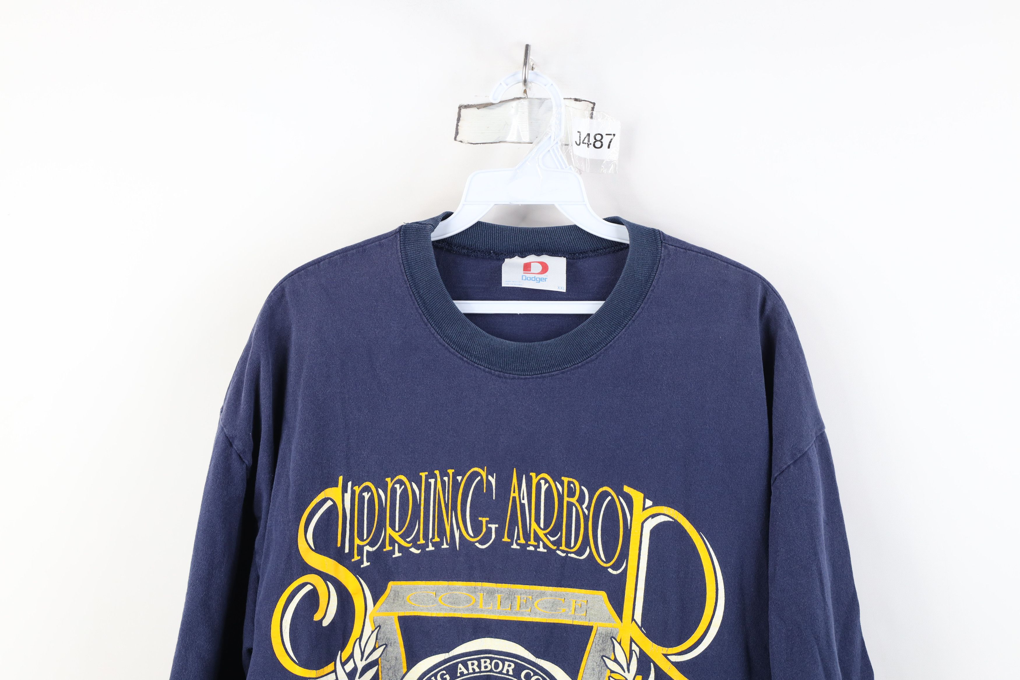Vintage Vintage 90s Spring Arbor University Short Sleeve T-Shirt USA Size US XXL / EU 58 / 5 - 2 Thumbnail