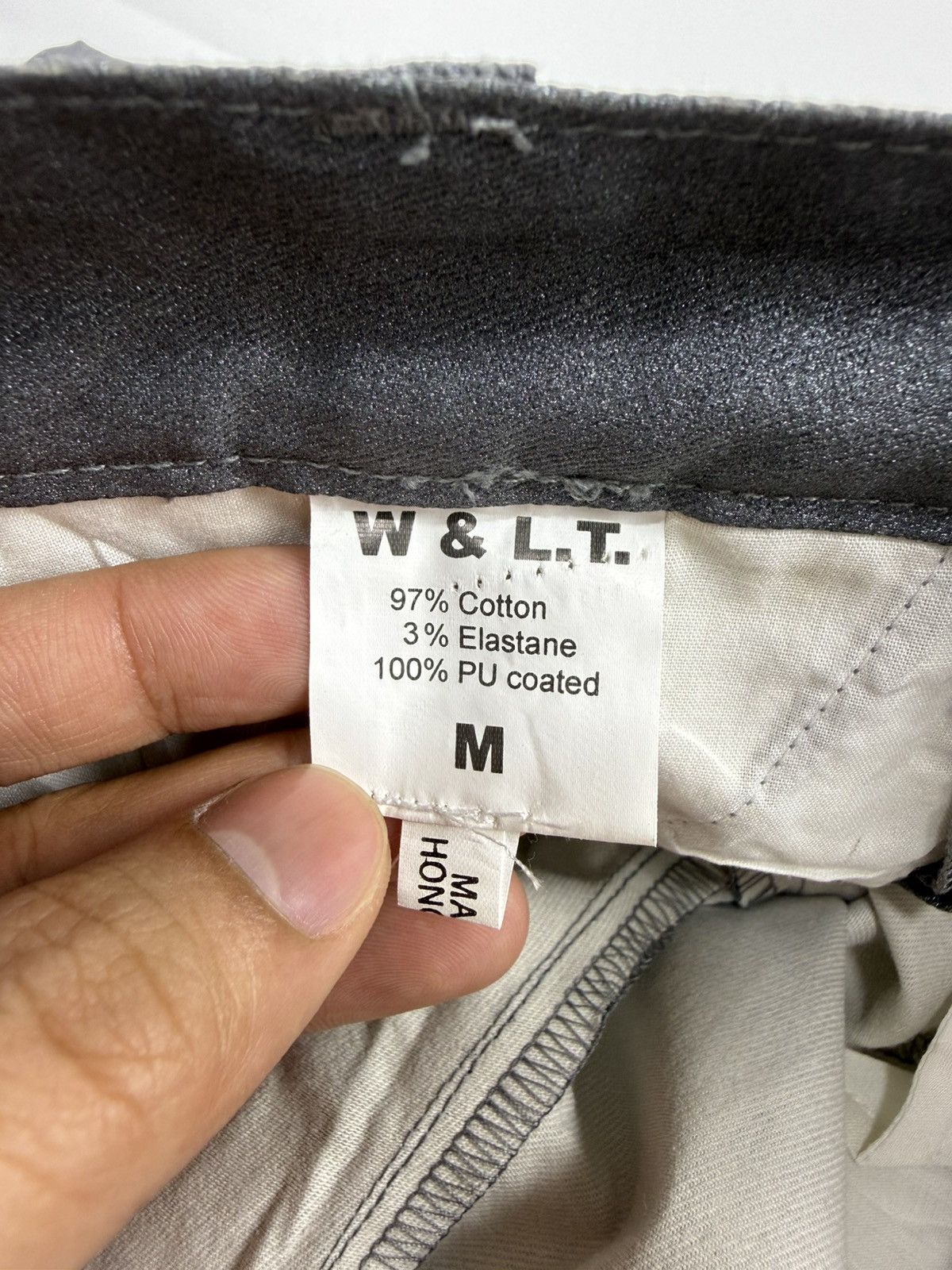 Walter Van Beirendonck Walter Van Beirendonck Reconstructed Metallic Flared Pants Size US 30 / EU 46 - 8 Thumbnail
