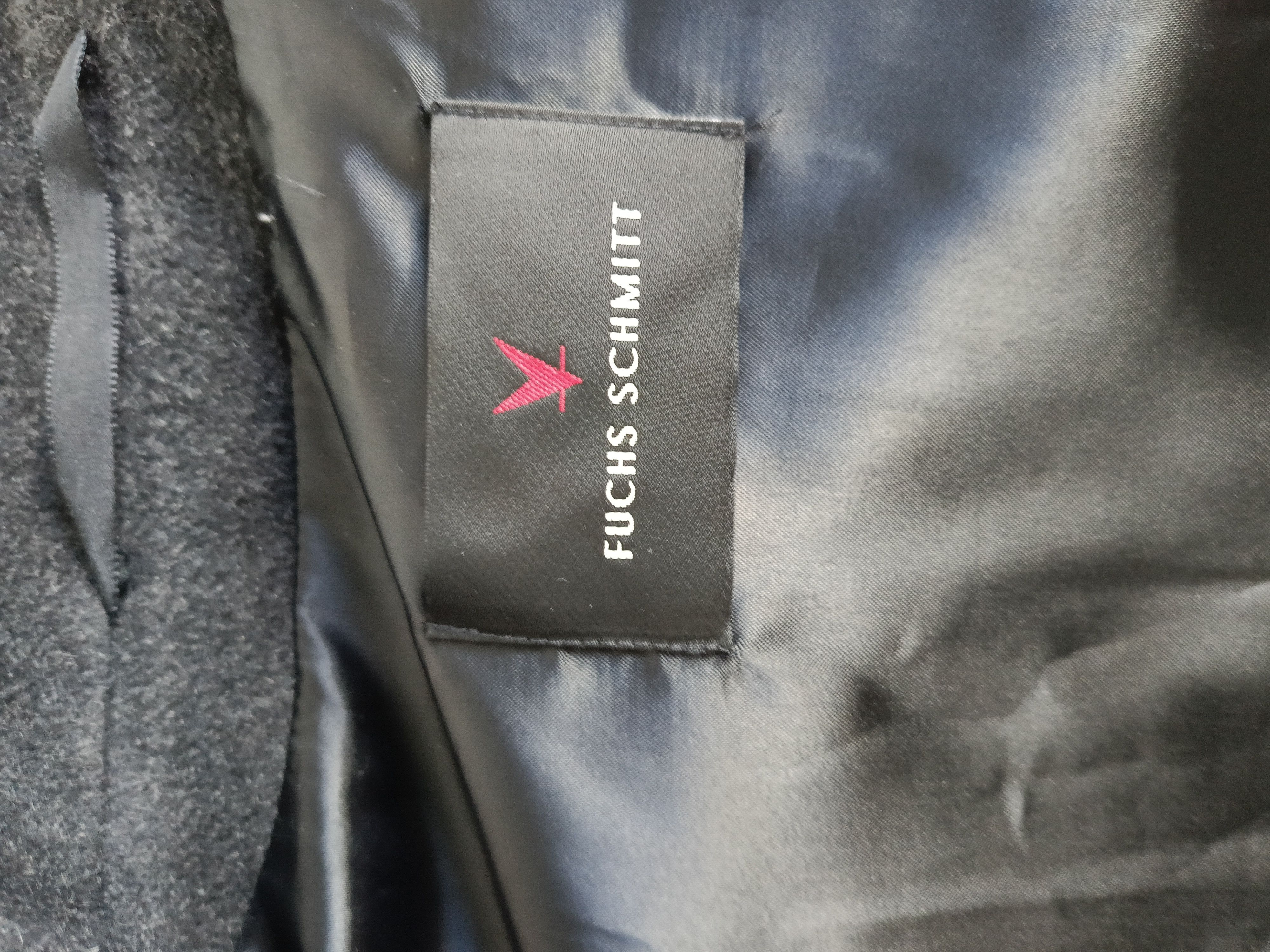 Vintage Fuchs Schmitt Grey wool cashmere vintage coat Size L / US 10 / IT 46 - 5 Thumbnail