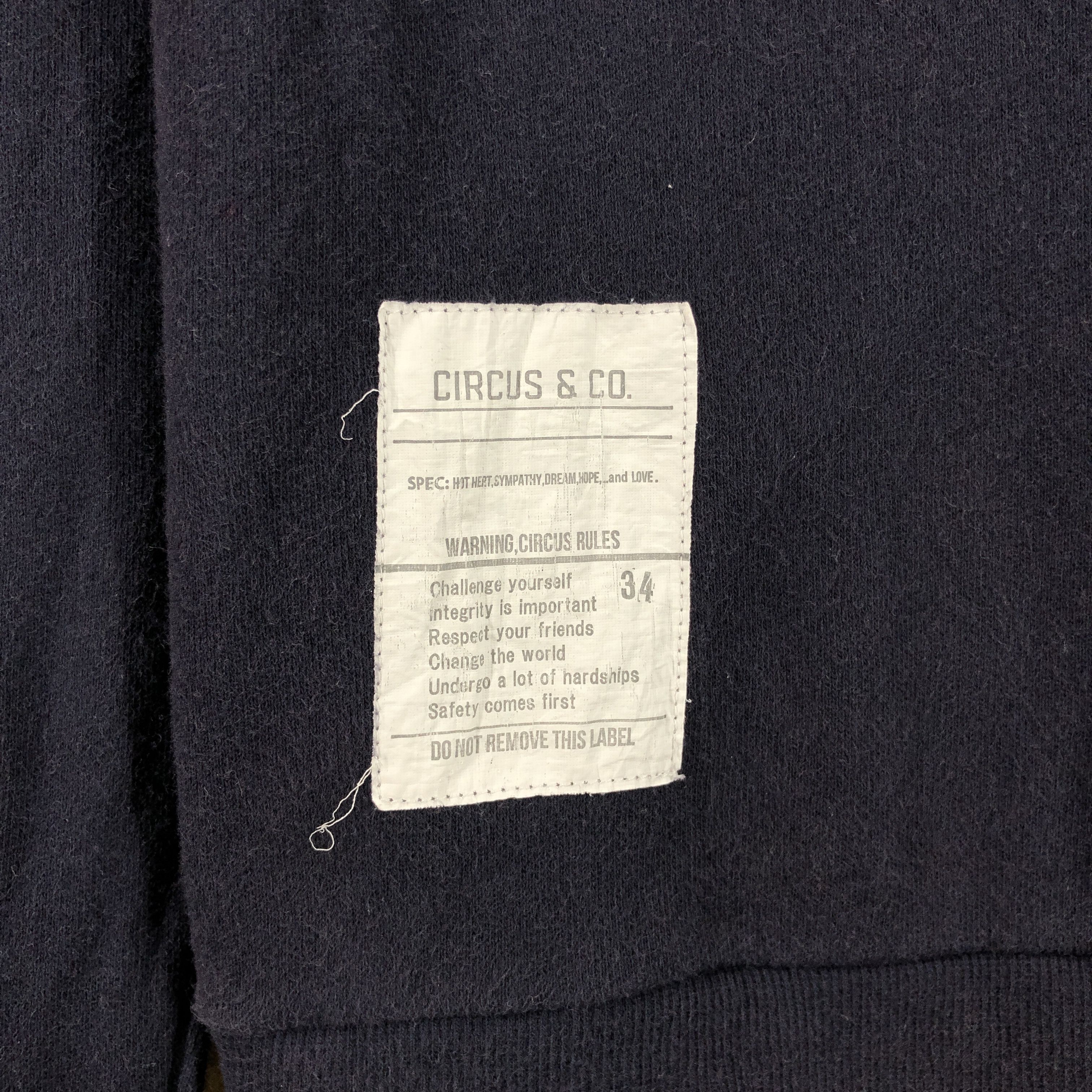 Japanese Brand CIRCUS & CO Crew Neck Sweatshirt #0703/AE Size US M / EU 48-50 / 2 - 10 Thumbnail