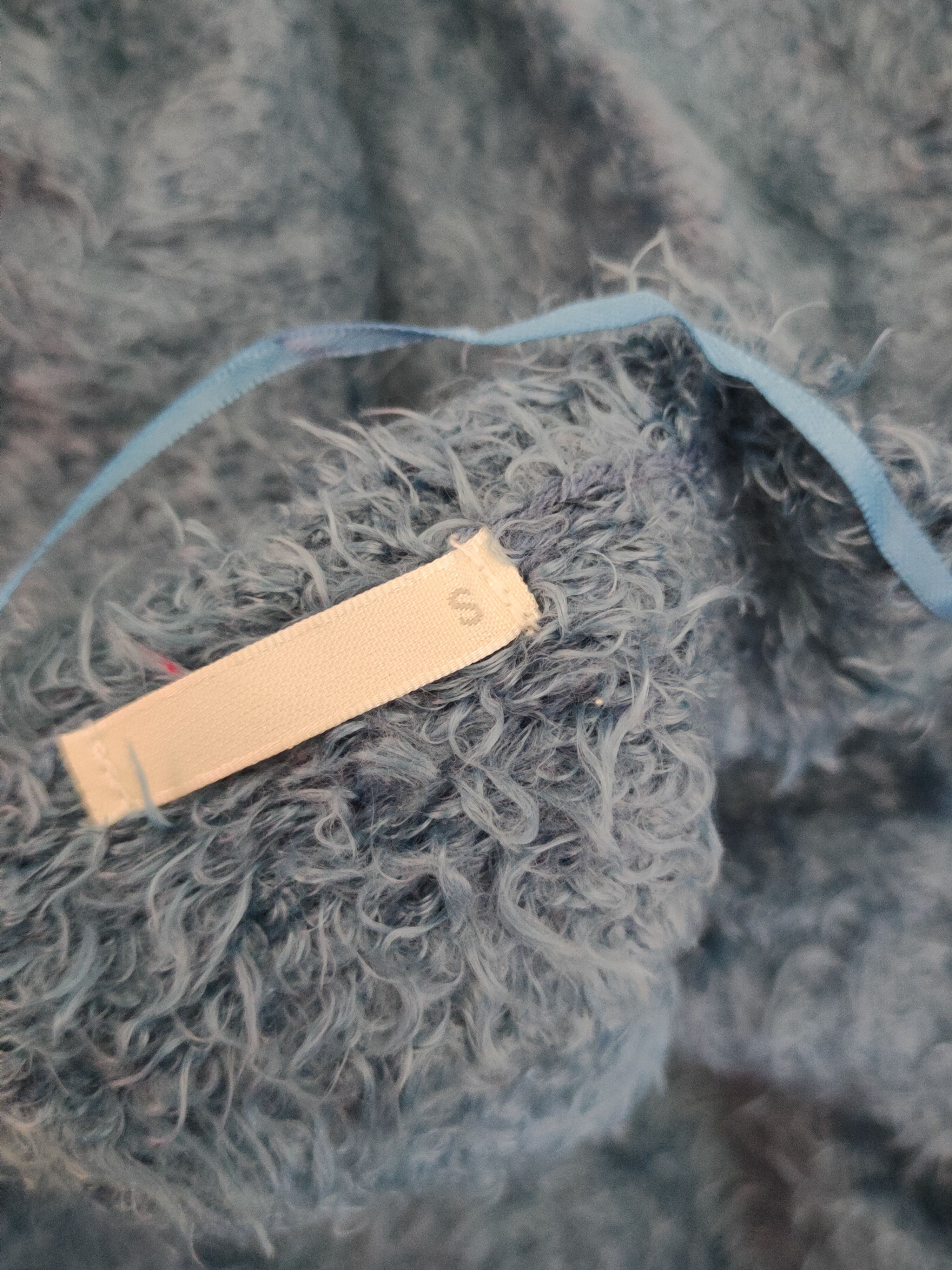 GU GU Blue Shag Shaggy Fur Mohair Knitwear #S1931 Size XS / US 0-2 / IT 36-38 - 11 Thumbnail