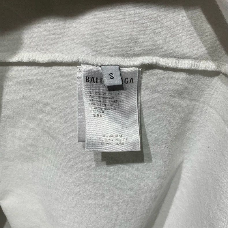 Balenciaga Balenciaga Front Cursive Letter Short Sleeve Size US S / EU 44-46 / 1 - 4 Thumbnail