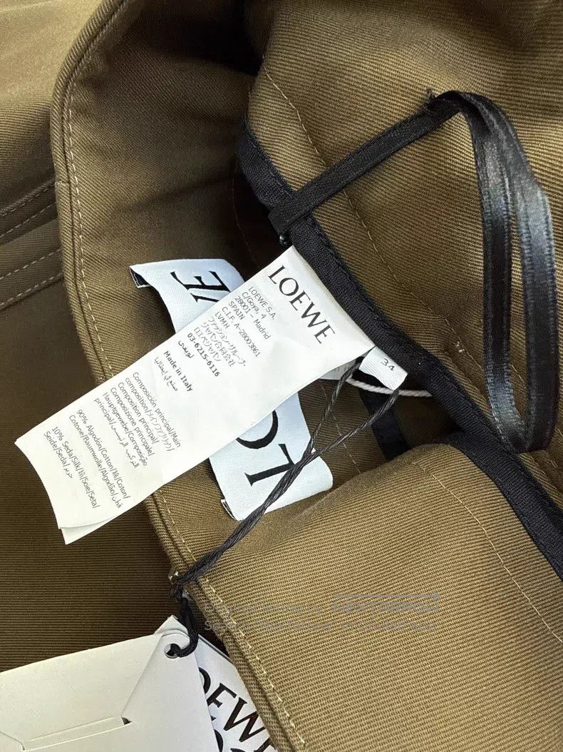 Loewe Loewe Khaki Green Straight Leg Long Pants Size 42" / US 20 - 7 Thumbnail