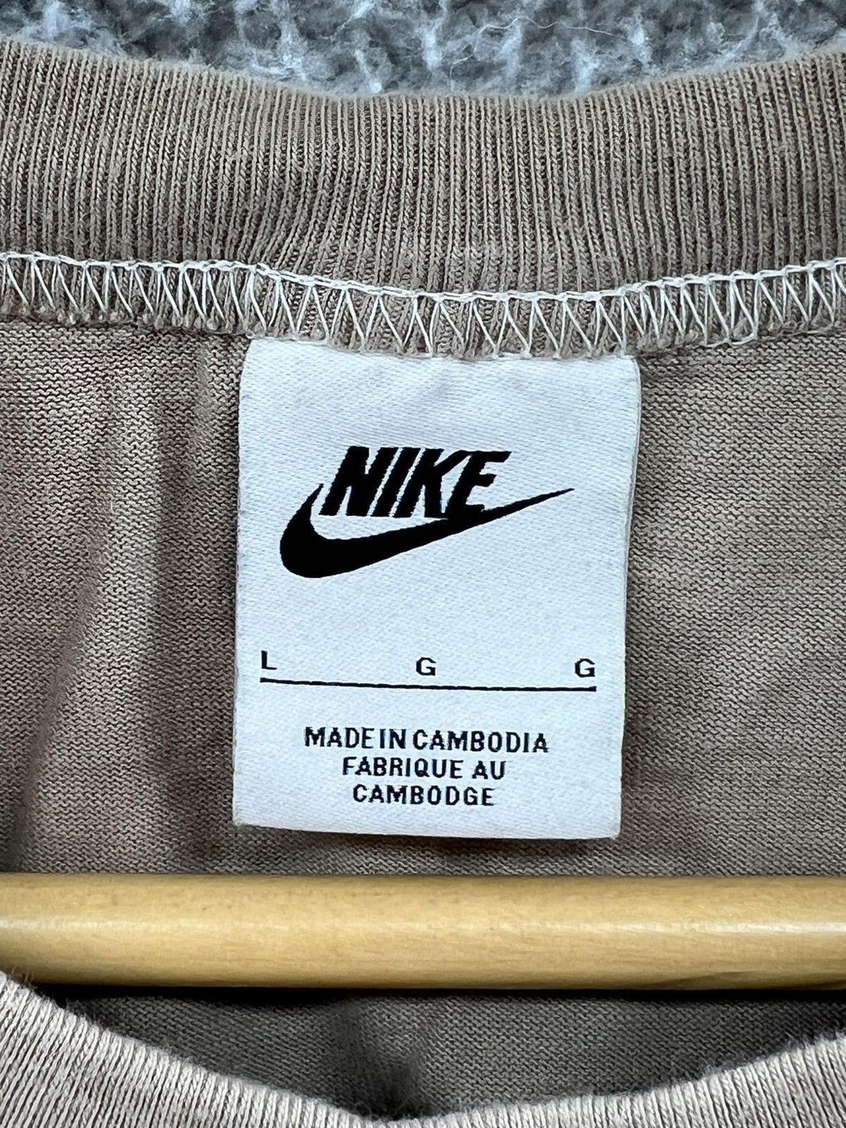 Nike Nike Life Men’s Short Sleeve Biege Knit Top Large FB2654-247 Size US L / EU 52-54 / 3 - 3 Thumbnail