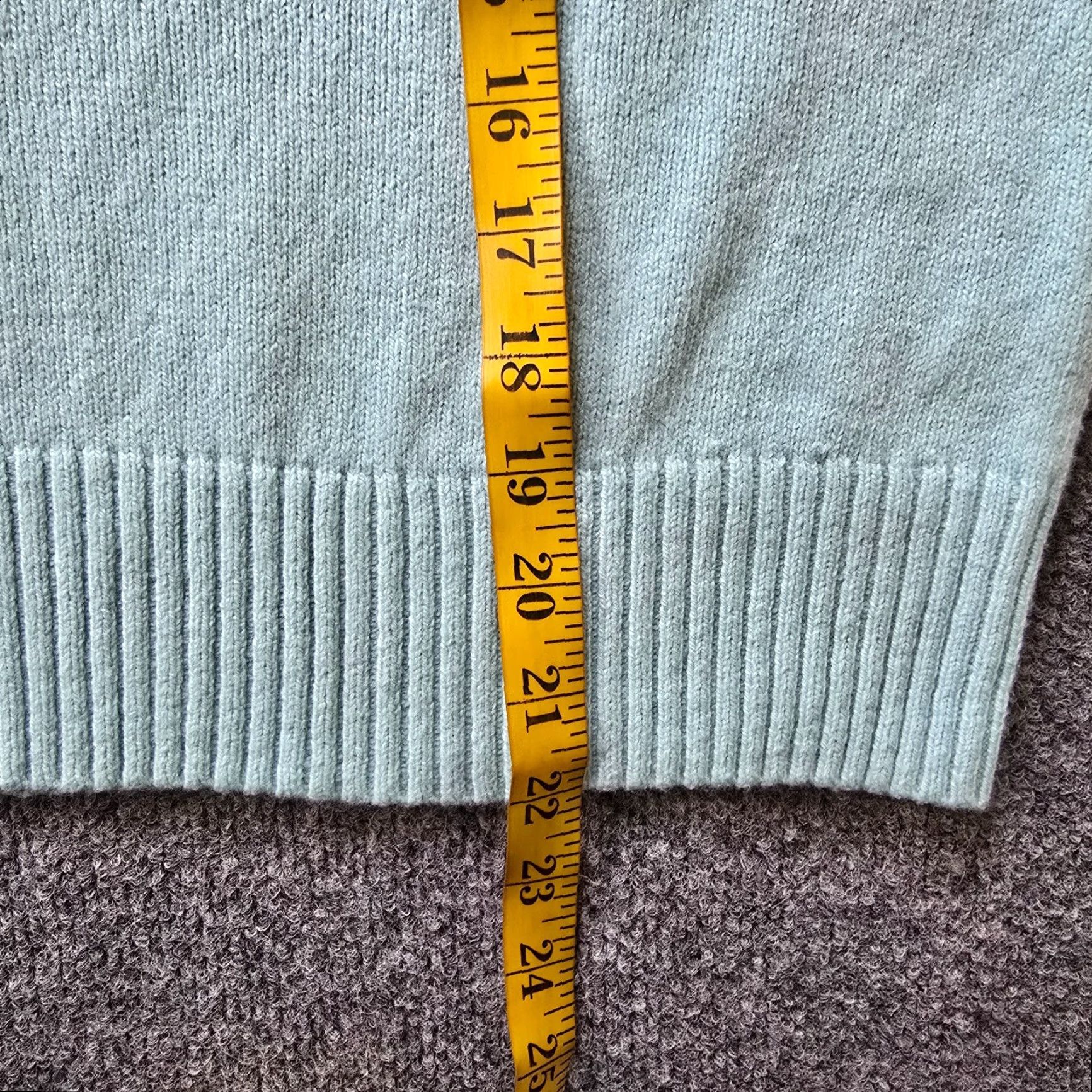 Banana Republic Banana Republic Sweater Womens Size L Green Wool Blend Long Sleeve Round Neck Pullover Size L / US 10 / IT 46 - 7 Thumbnail