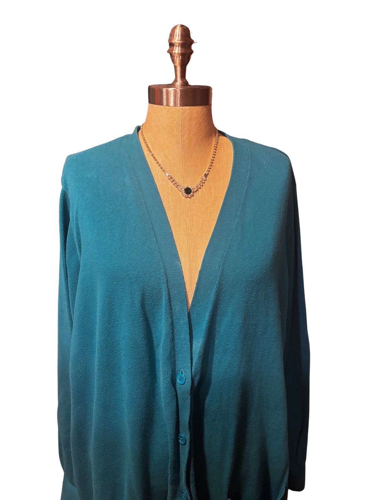 Other Women’s blue Cardigan.wt2811 Size XXL / US 16-18 / IT 52-54 - 2 Thumbnail