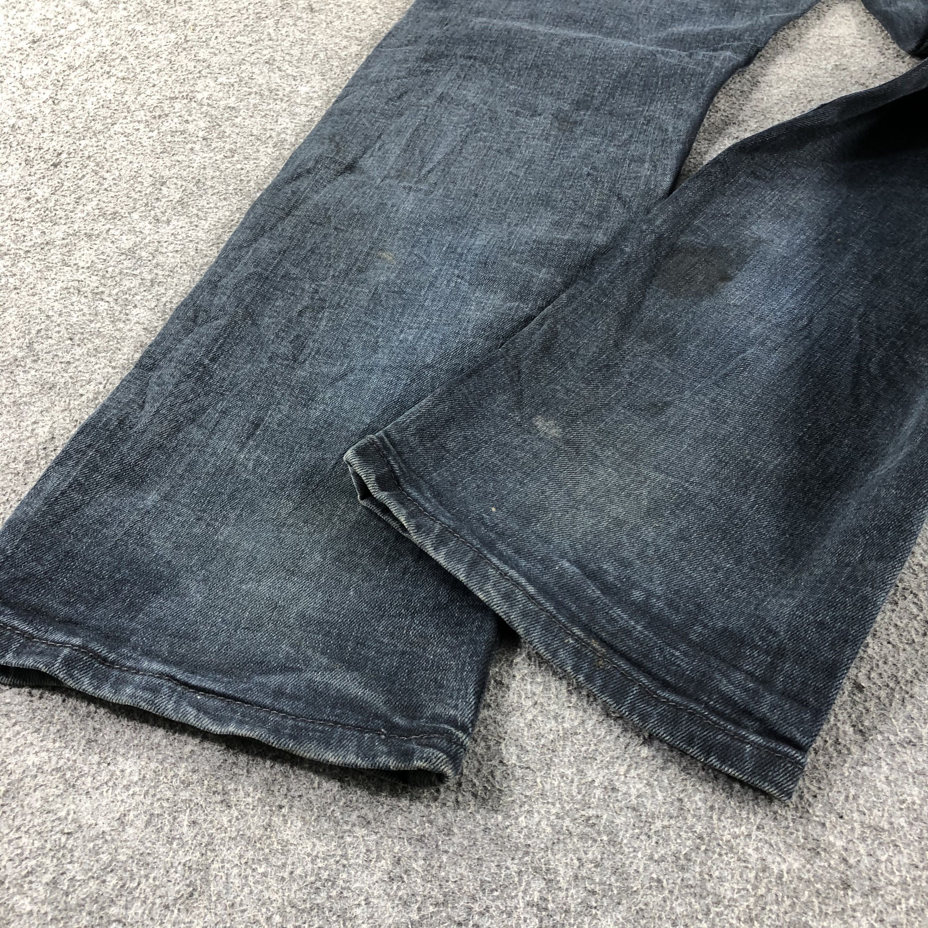 Vintage Faded Black Levis 513 Jeans-J2574