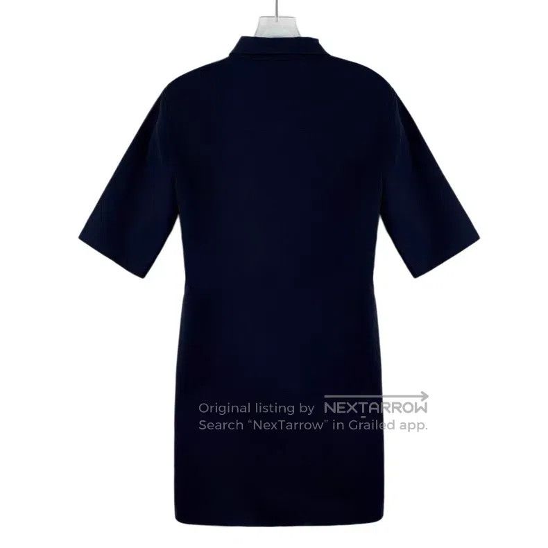 Dior Dior Dark blue badge diamond lapel short-sleeved dress Size XS / US 0-2 / IT 36-38 - 2 Thumbnail