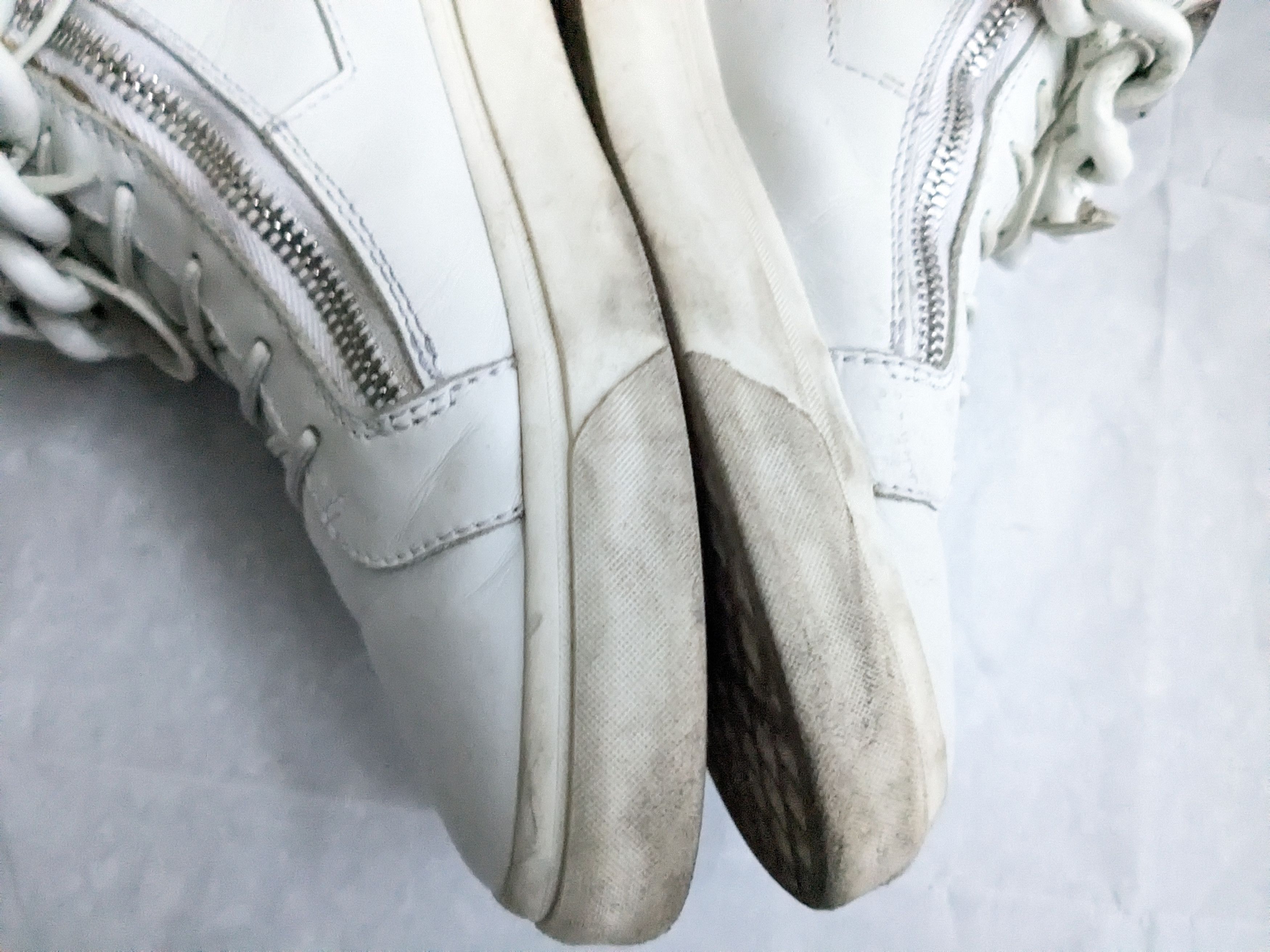 Giuseppe Zanotti Giuseppe Zanotti Chain Sneakers 11 44 White High Top Leather Size US 11 / EU 44 - 8 Thumbnail