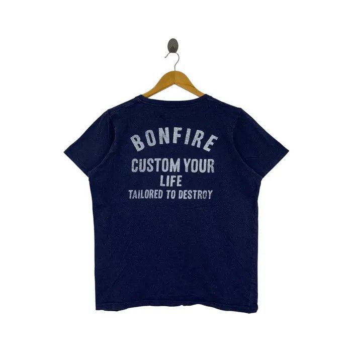Bonfire BONFIRE JAPAN OUTDOOR Natural Pure Indigo Tee Shirt Size US XL / EU 56 / 4 - 3 Thumbnail