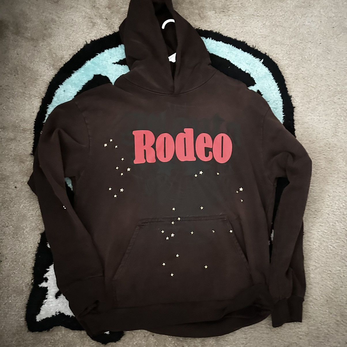 Sp5der × Travis Scott Sp5der rodeo brown hoodie xl Size US XL / EU 56 / 4 - 1 Thumbnail
