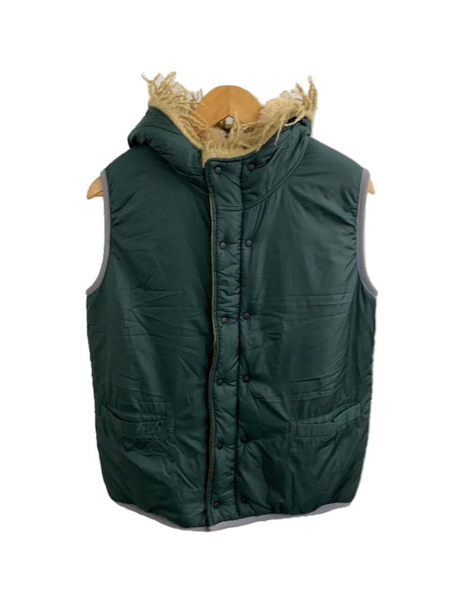 image of Kapital Reversible Vest in Green, Men's (Size Small)