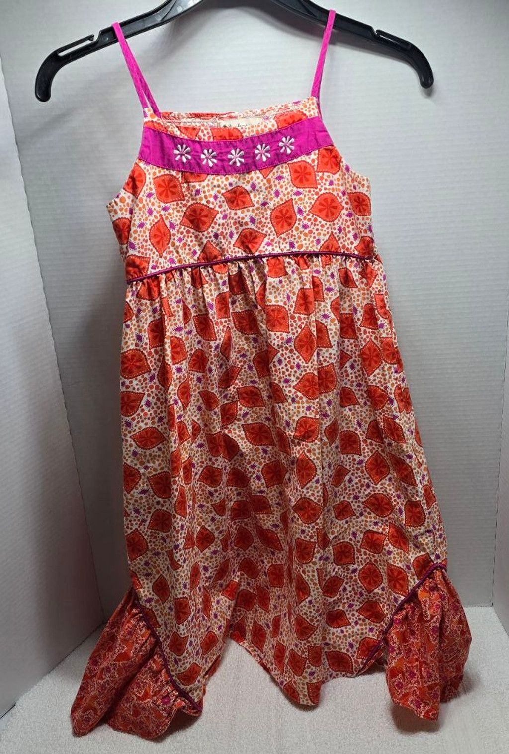 The Unbranded Brand Girls Pandemonium Casual Dress Size 8 Orange Pink Size S / US 4 / IT 40 - 1 Thumbnail