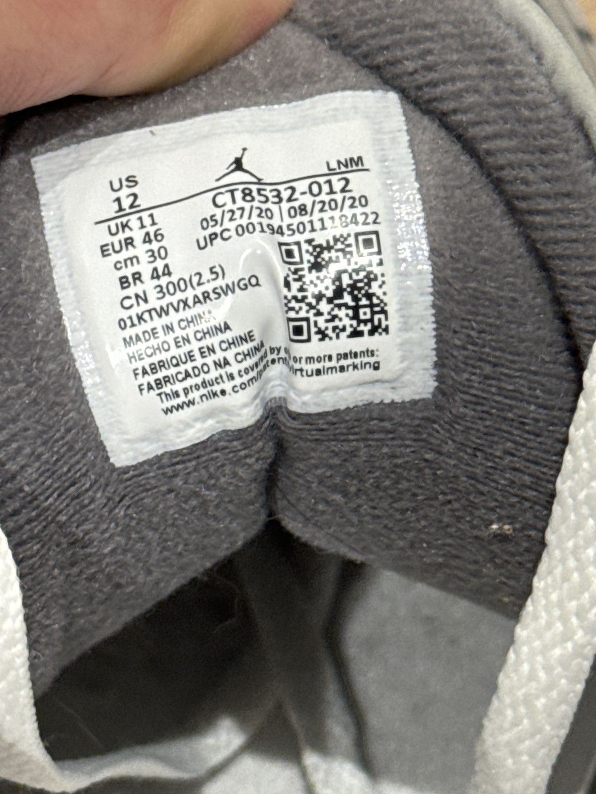 Jordan Brand Air Jordan 3 Cool Grey 2021 Size US 12 / EU 45 - 6 Thumbnail