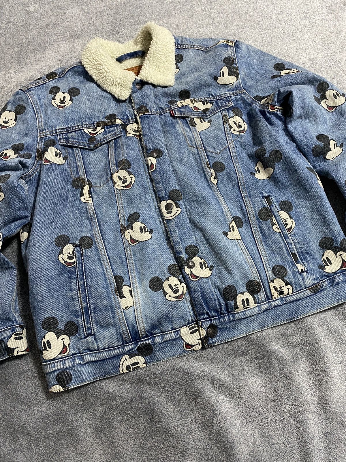 Levi's Levis x Disney mickey mouse 501 Sherpa Jacket limited edit Size US L / EU 52-54 / 3 - 10 Thumbnail