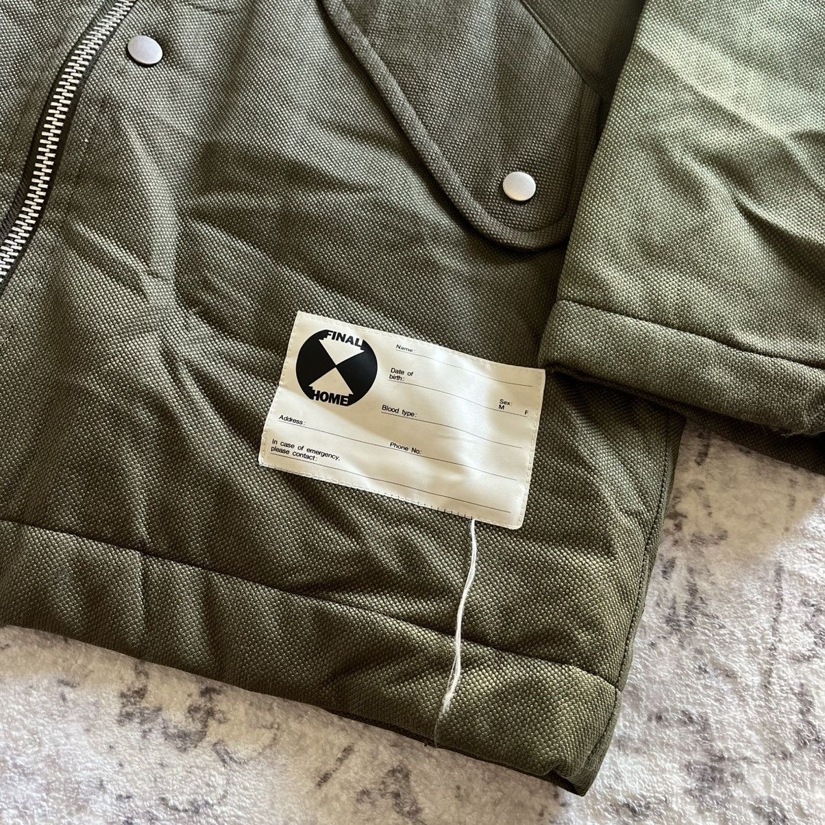 Final Home Final Home Survival Padded Fur Full Zip Parka Green | 3 Size US L / EU 52-54 / 3 - 2 Thumbnail