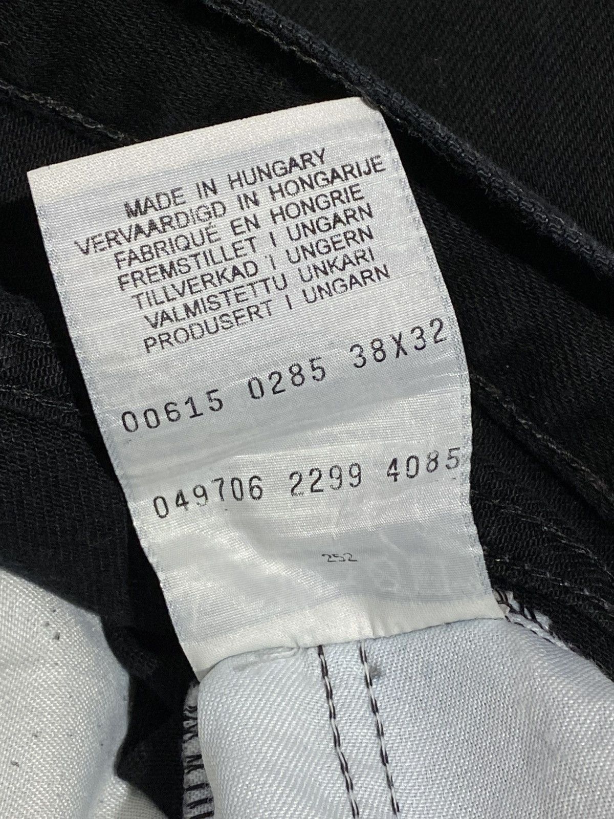 Levi's Vintage 90s Levi's 615 Black Denim Jeans Size US 38 / EU 54 - 17 Thumbnail