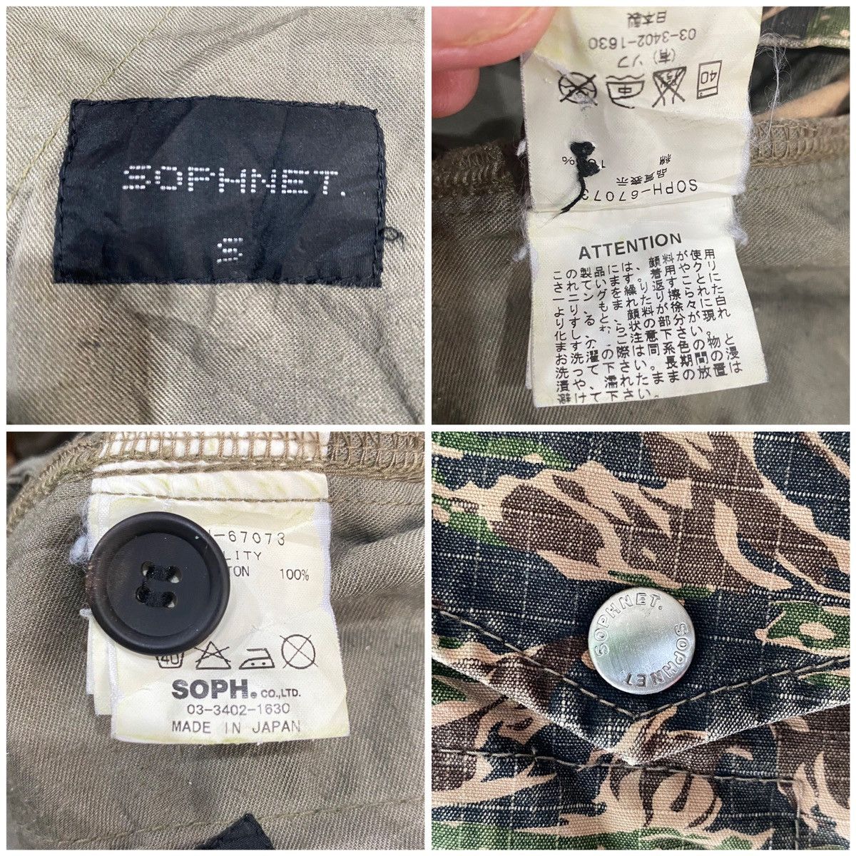 Sophnet. Rare 🔥SOPHNET. Army Cargo Pant Size US 30 / EU 46 - 23 Thumbnail