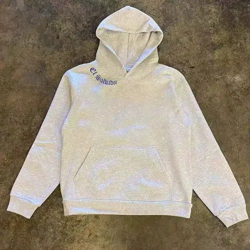 Other Gray casual retro solid color oversized hoodie Size US L / EU 52-54 / 3 - 1 Thumbnail