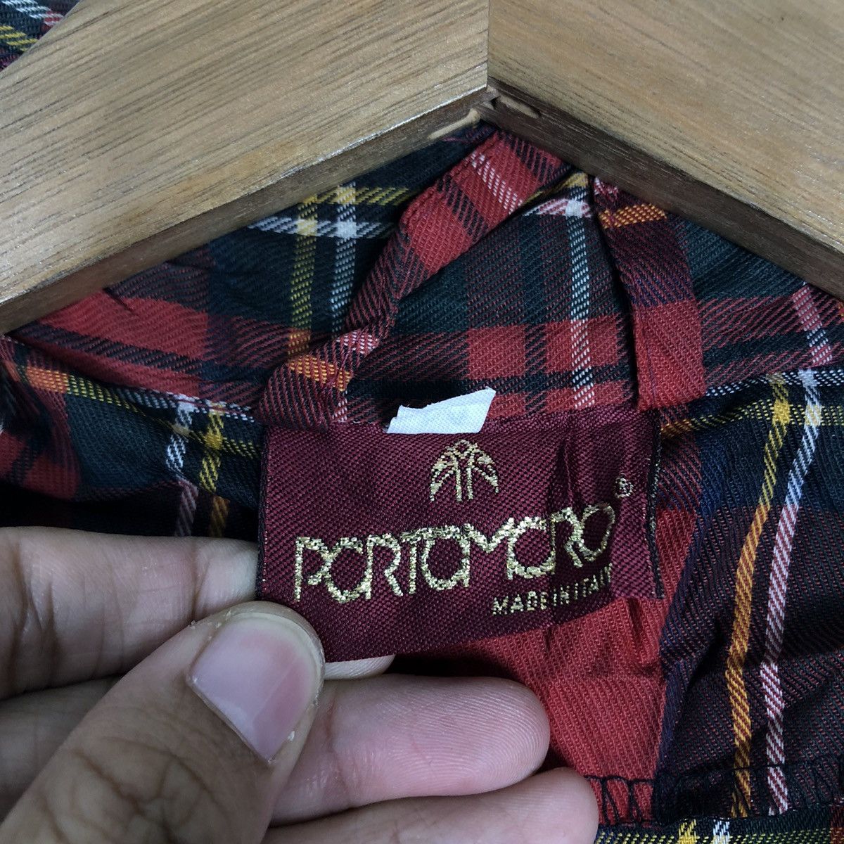 Japanese Brand 🔥Vintage Punk Design Tartan Check Bondage Portomoro Italy Size US M / EU 48-50 / 2 - 20 Thumbnail