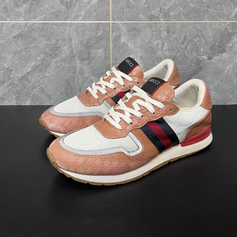 Gucci Gucci Casual Low-Top Sneakers in Orange Size US 8 / EU 41 - 1 Thumbnail