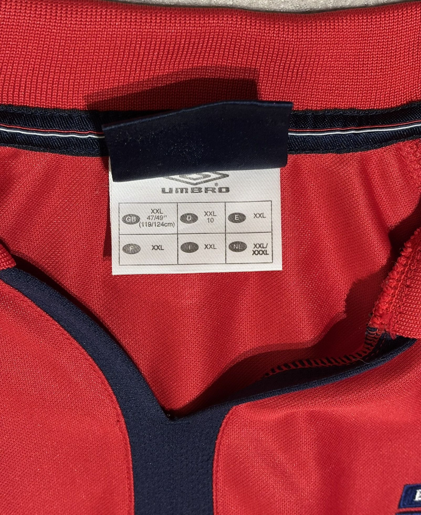 Umbro England 2000 Umbro Training Jersey Size XXL Size US XXL / EU 58 / 5 - 15 Thumbnail