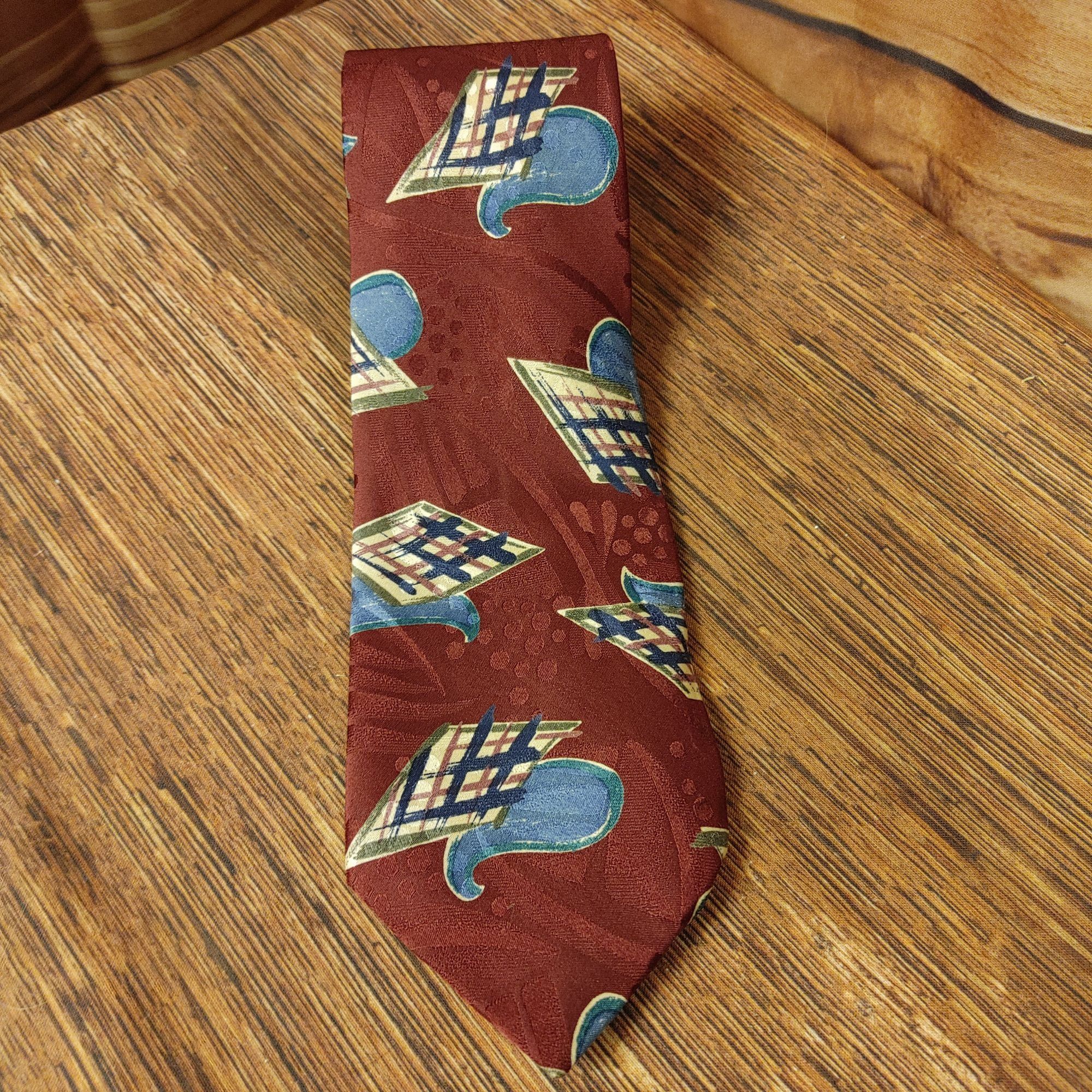 Other Sterling & Hunt Premier Edition Men's Red/Blue Silk Tie Size ONE SIZE - 1 Thumbnail