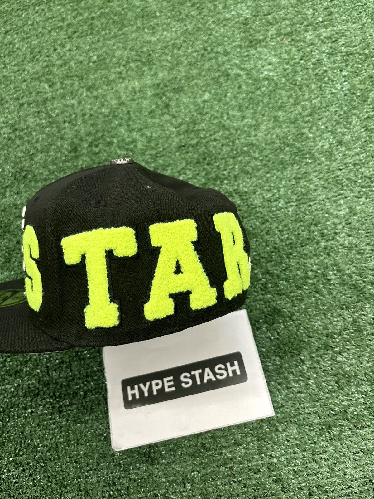 HELLSTAR Hellstar Neon Black OG Patch Fitted Hat 7 1/4 Size ONE SIZE - 7 Thumbnail
