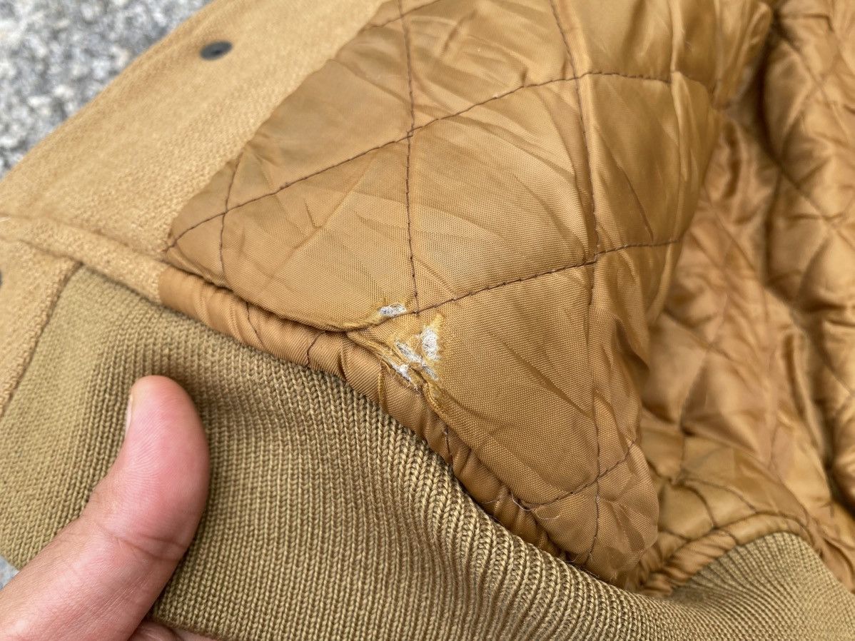 Vintage Men’s Flandre Original Boys Camp Leather Bomber Jacket Size US XL / EU 56 / 4 - 14 Thumbnail