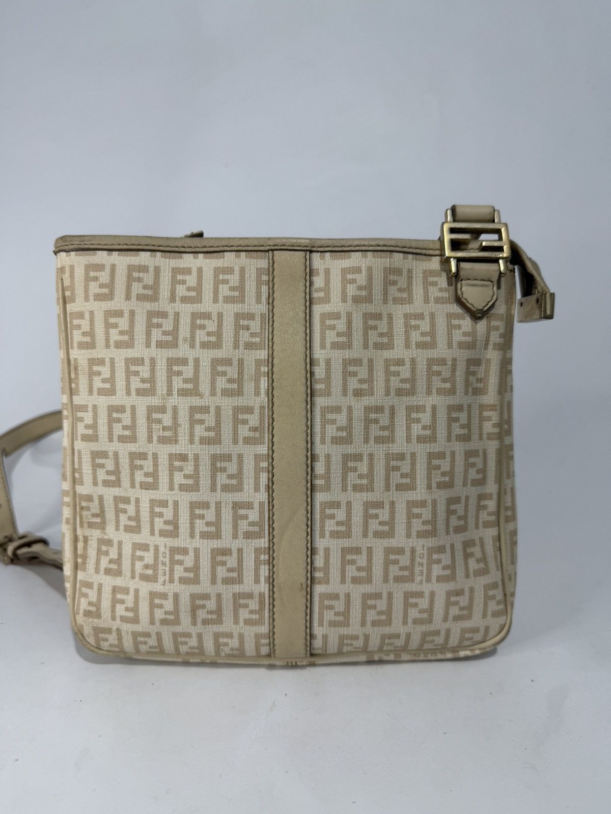 Fendi FENDI PRE-OWNED 2000-2010 Zucchino Canvas crossbody bag Size ONE SIZE - 3 Thumbnail