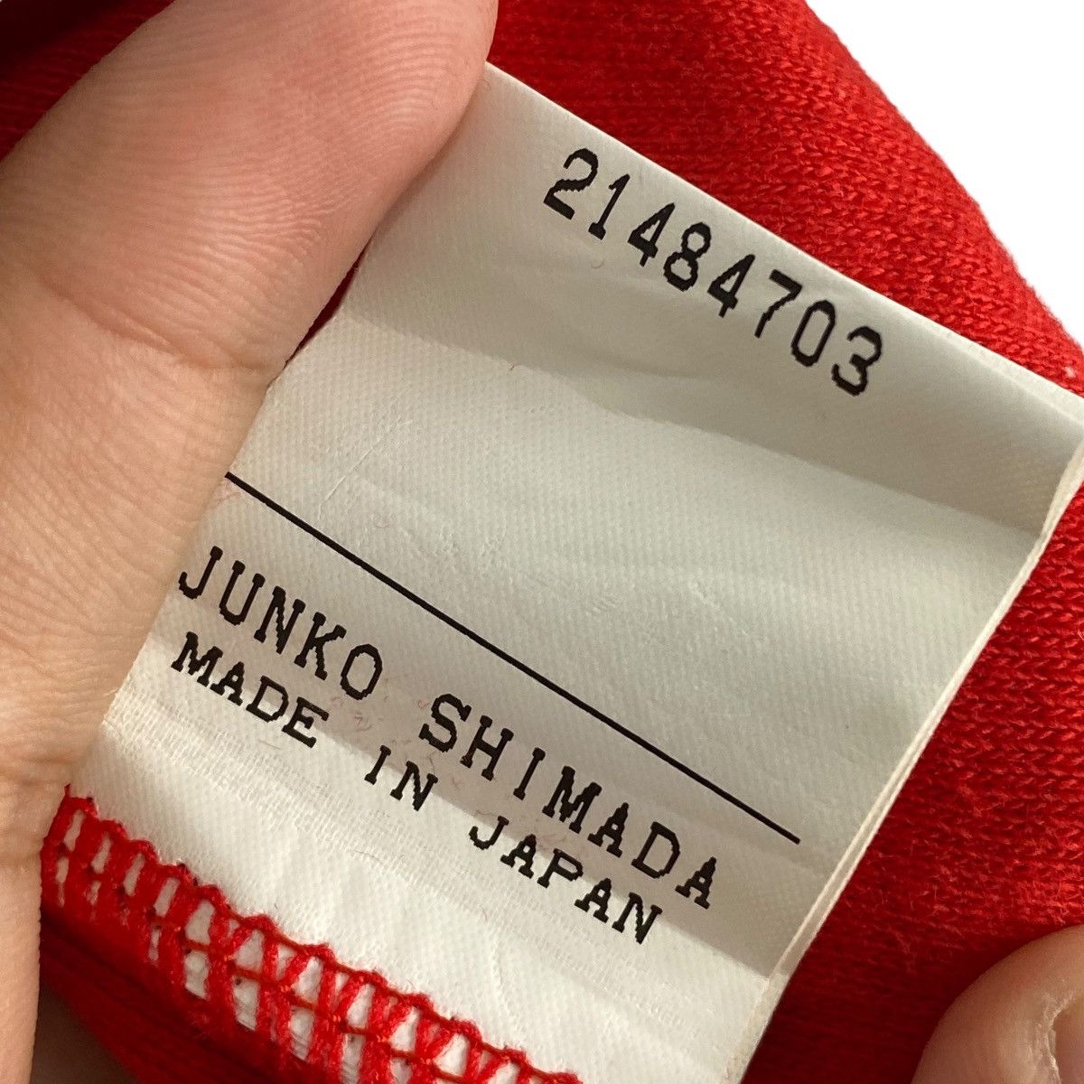 Junko Shimada × Vintage Vintage Jungko Shimada Printed Turtleneck Sweatshirt Red Size M / US 6-8 / IT 42-44 - 6 Thumbnail
