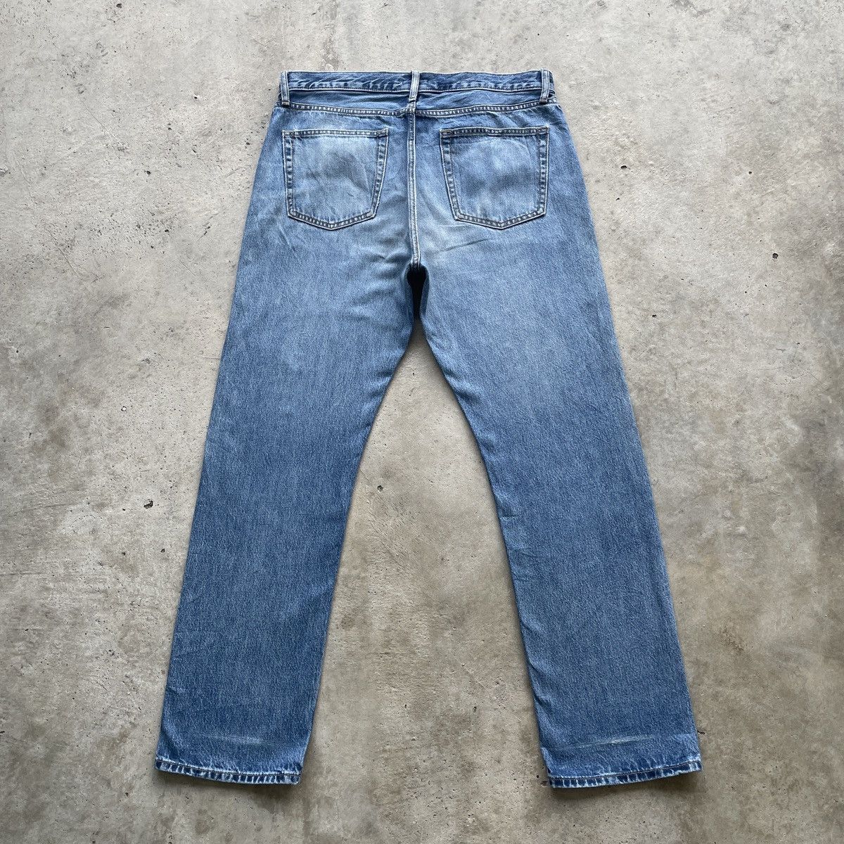 Japanese Brand Vintage Japanese Faded Jeans Denim Pants Distressed W35x31 Size US 35 - 10 Thumbnail
